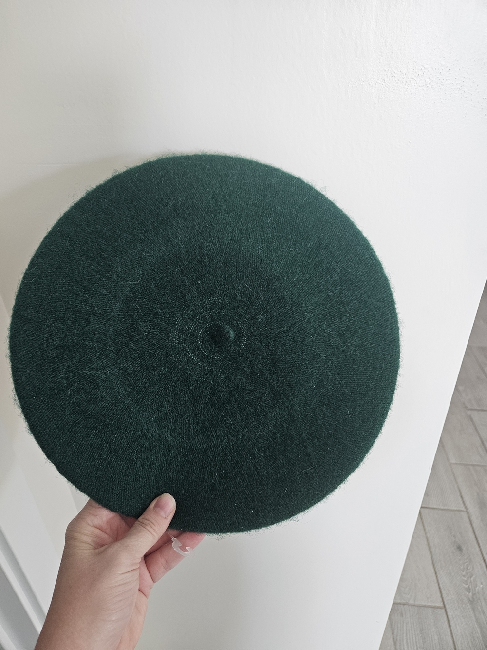 Dark Green Classic Wool Beret